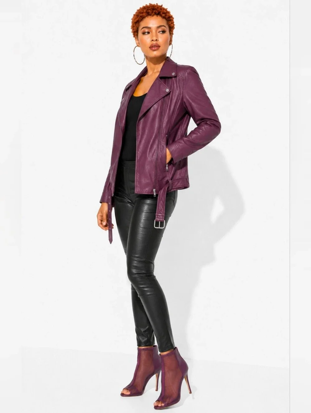 JustFab plum purple